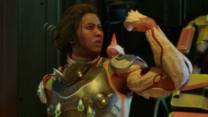 Should you pick the Crabble Claw or Raptidon Fin for Inez’s graft in Outer Worlds 2?