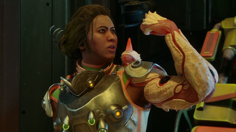 Should you pick the Crabble Claw or Raptidon Fin for Inez’s graft in Outer Worlds 2?