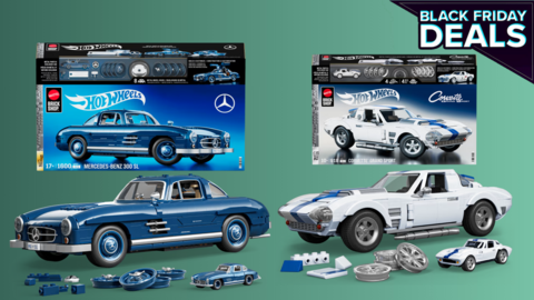 1,600-Piece Hot Wheels Mercedes-Benz Building Set Is Only $48 For Black Friday