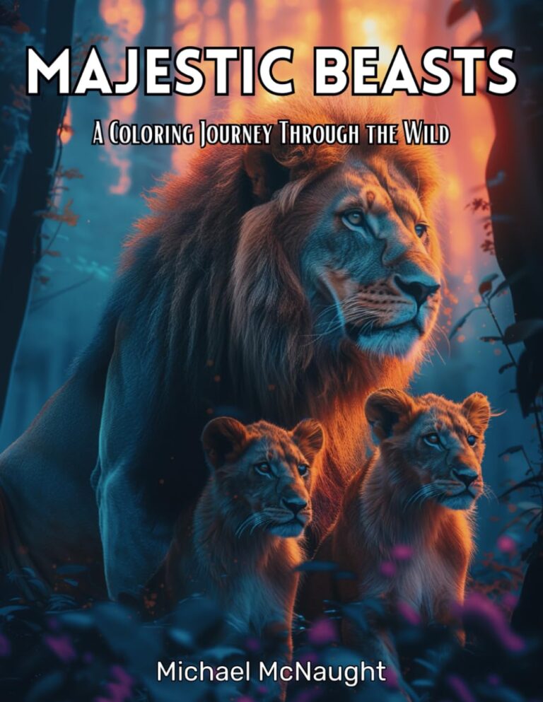 Majestic Beasts: A Coloring Journey Through The Wild