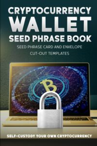 Cryptocurrency Wallet Seed Phrase Book: Seed Phrase Card and Envelope cut-out Templates