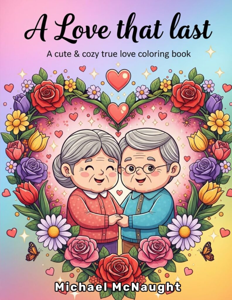 A Love That Last: A cute & cozy true love coloring book