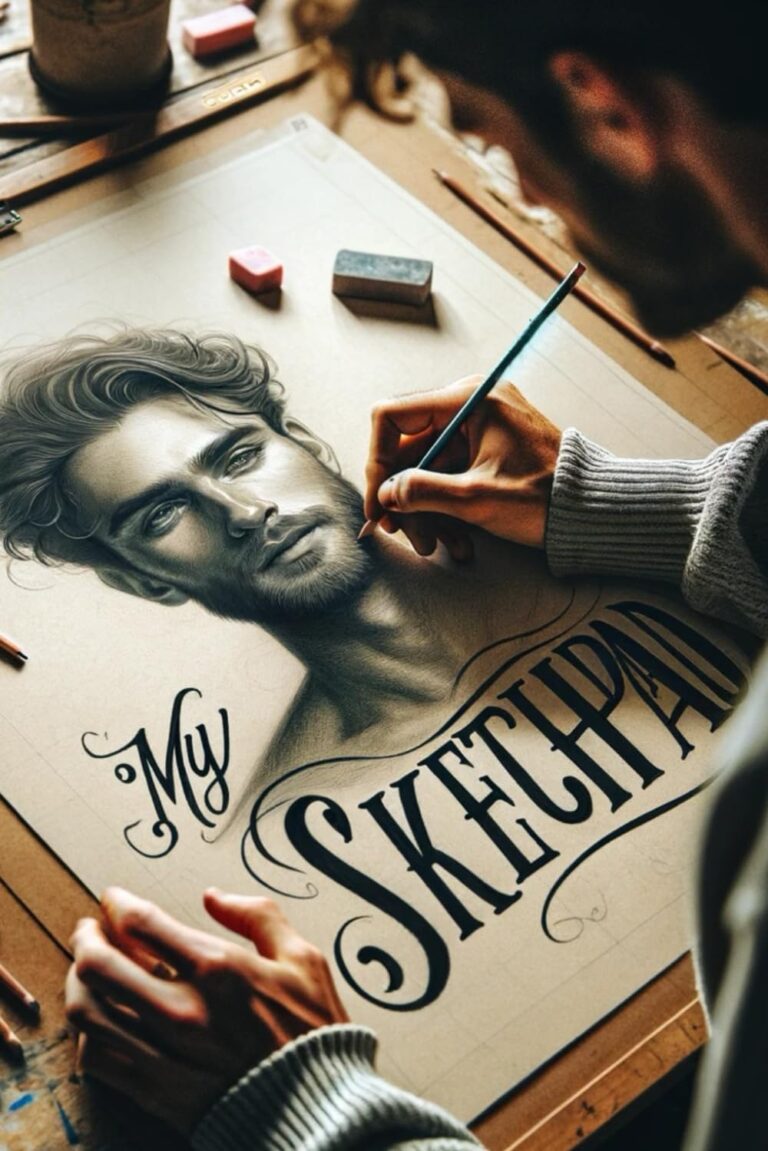 My Sketchpad: 100 pages, 6x9 inch