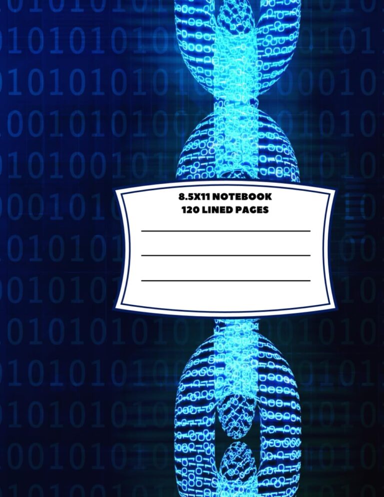 Composition Notebook, 120 page, 8.5x11 inch: Blockchain Theme Cover Design