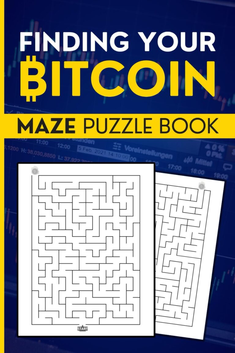Finding Your Bitcoin: Maze Puzzle Book