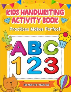 Alphabet and Numbers Handwriting Book For Kids