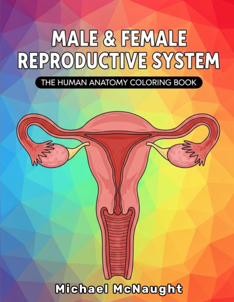 Male & Female Reproductive System: The Human Anatomy Coloring Book