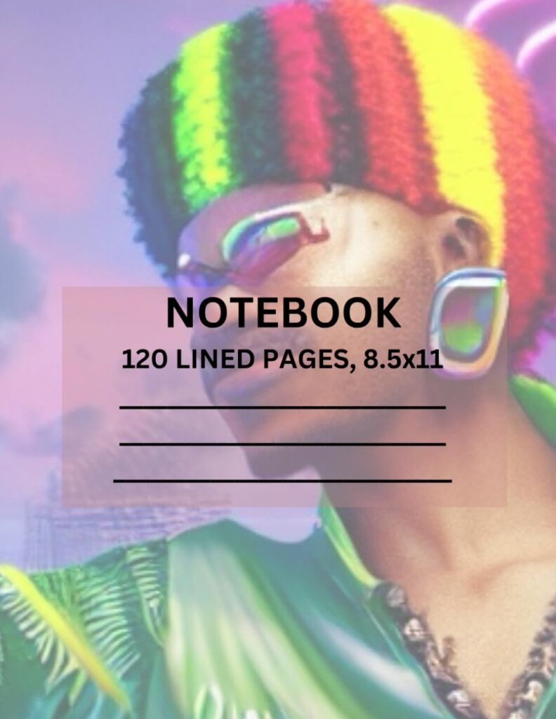 Notebook, 120 page, 8.5x11 inch: Caribbean Theme Cover Design
