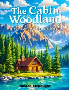 The Cabin In The Woodland: A Mental Retreat Coloring Book for Adults
