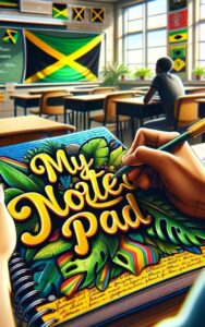 Notepad, 120 pages, 5x8 inch: Jamaica Theme Cover Design