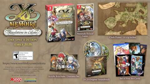 Ys Memoire: Revelations In Celceta Switch Preorders Include A Bunch Of Extras