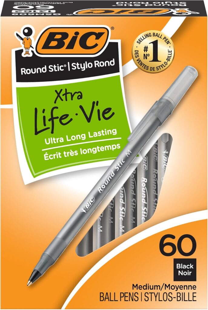 BIC Round Stic ballpoint pens