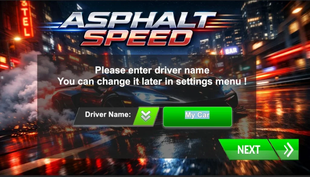 Asphalt Speed car racing game