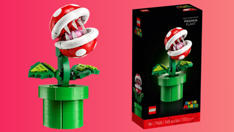 The Super Mario Lego Piranha Plant Is 30% For A Limited Time