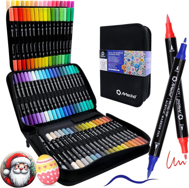 🎨 Artecho Acrylic Markers – Vibrant, Waterproof Paint Pens for Creative Projects