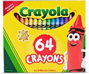 🌈 Bring Art to Life with Crayola 64-Count Crayons