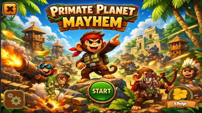 Primate Planet Mayhem Android Mobile Game