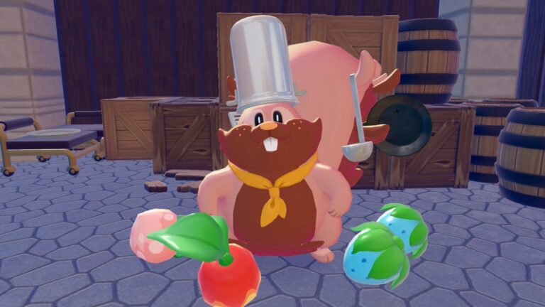 Cooking recipes and skill upgrades in Pokémon Pokopia