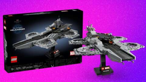 This Hard-To-Find Lego Marvel Helicarrier Set Is Discounted Right Now
